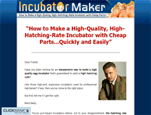 Tablet Screenshot of incubatormaker.com